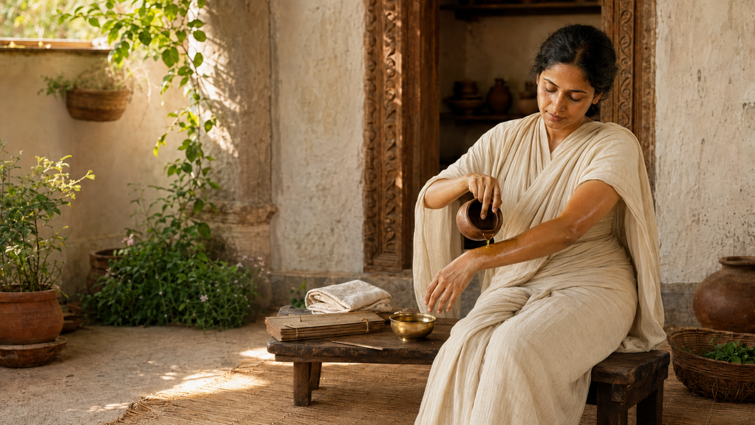 Article 3 - En Inde, le massage à l’huile était déjà un geste quotidien il y a 2 000 ans