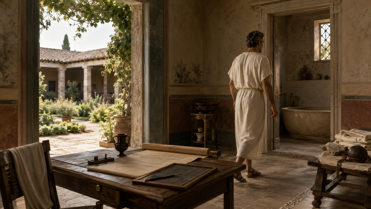 Article 4 - À Rome, une journée bien remplie se terminait toujours par un bain