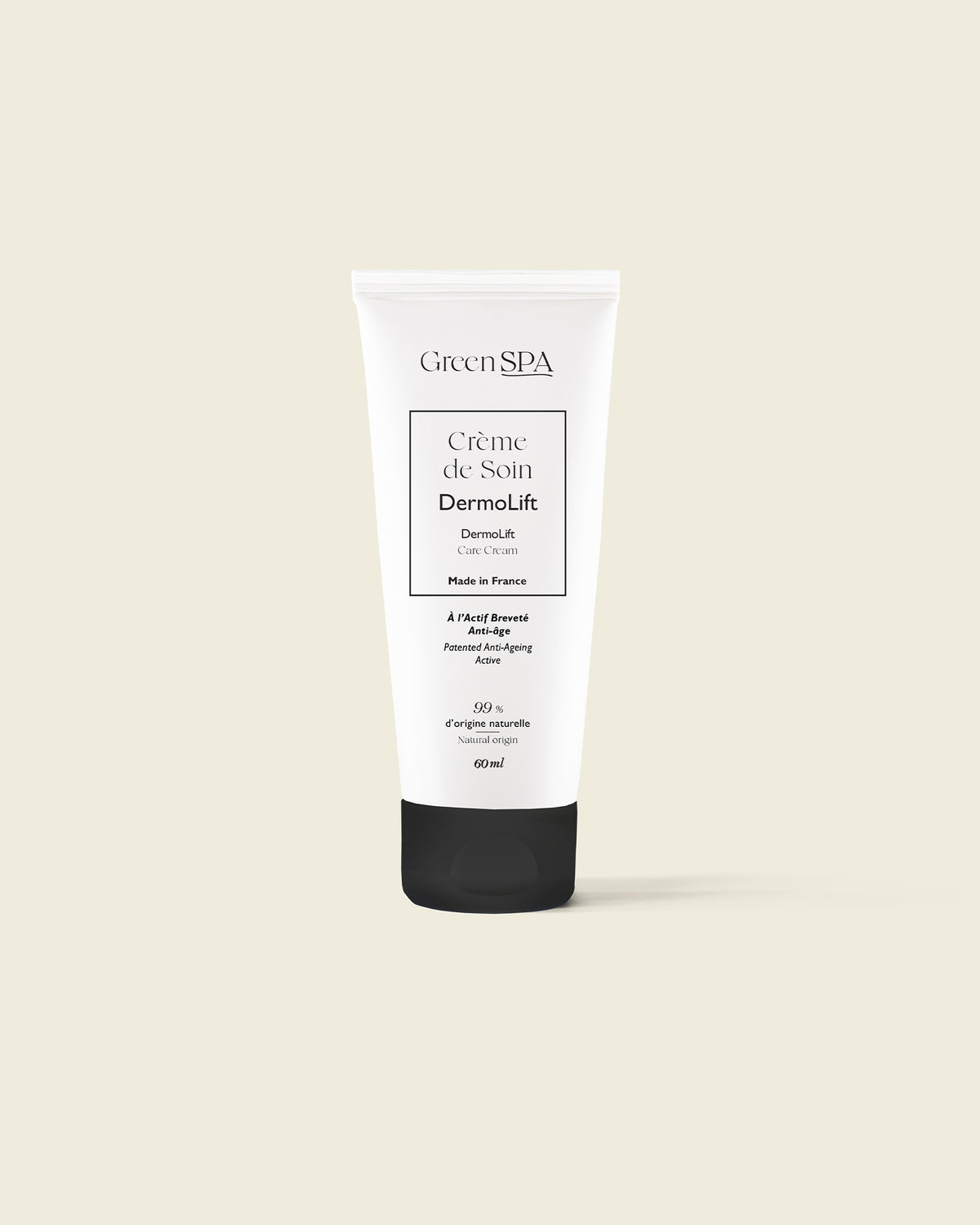 Crème de Soin DermoLift Green Spa 60 ml sur fond clair