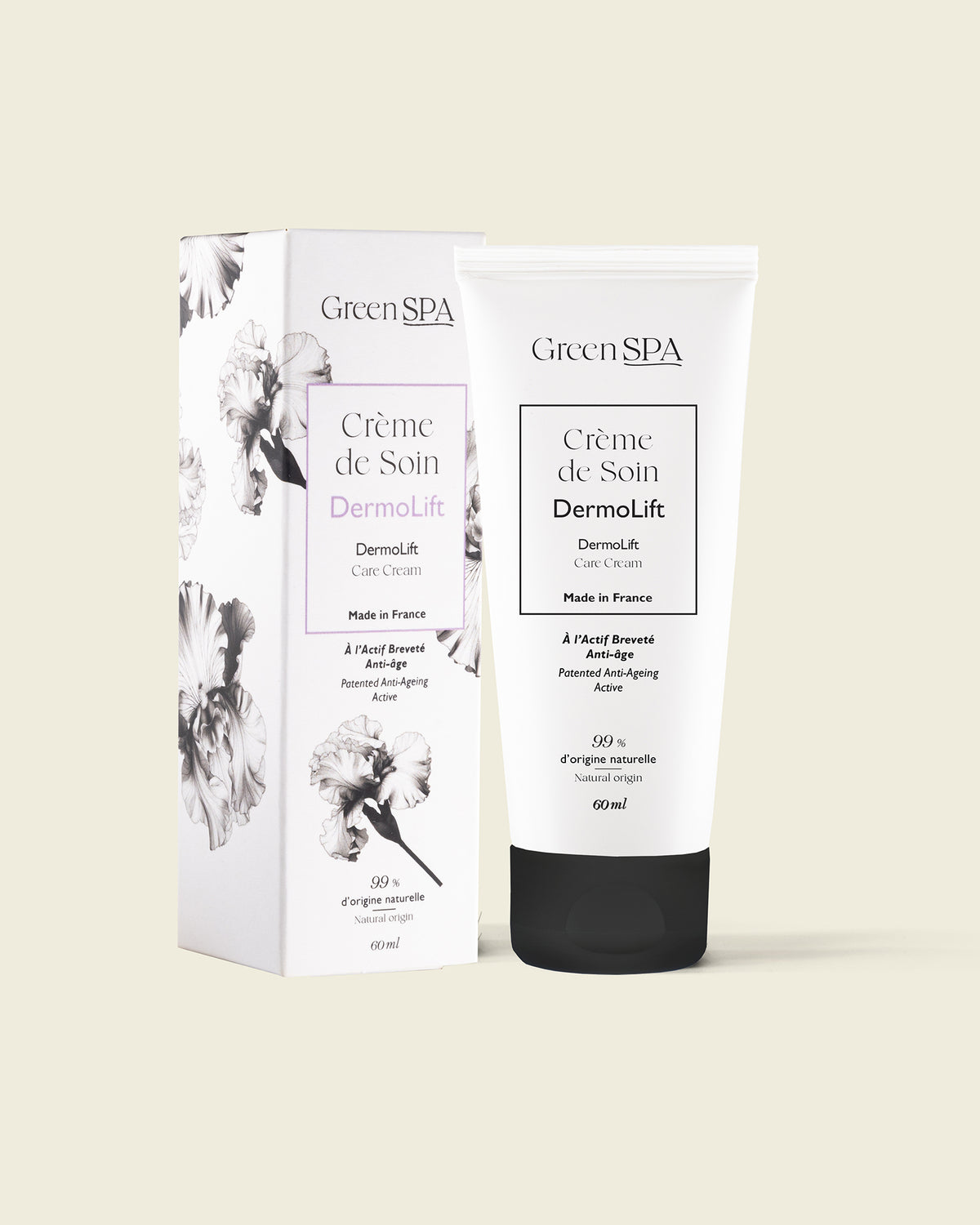 Crème de Soin DermoLift Green Spa 60 ml avec son étui