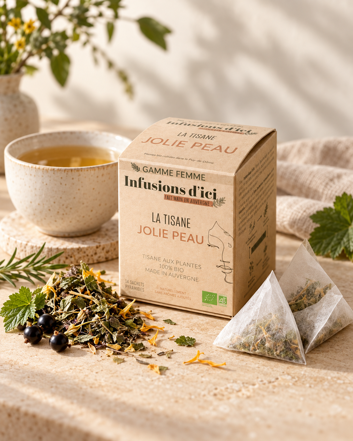 Infusion Jolie Peau - 18 infusettes Bio
